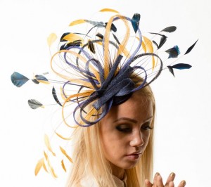 Twisted Thimble 'Ffoslas Feather' Spray headpiece