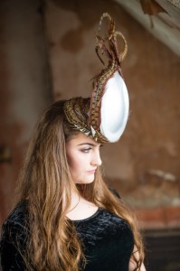 Twisted Thimble 'Silver Siousixe' headpiece headpiece side 