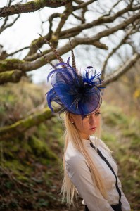 Twisted Ffoslas' Feather' headpiece